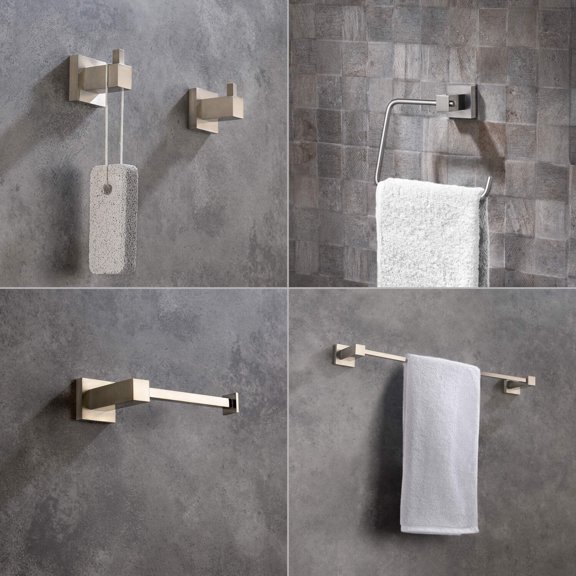 Kibi Cube 5-Piece Bathroom Hardware Set