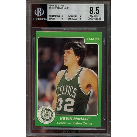 - 1984-85 star #9 KEVIN MCHALE boston celtics BGS 8.5 (8 9 9 9)