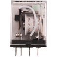 thumbnail image 5 of 4X HH52P DC 24V Coil DPDT 8 Pins Electromagnetic Power Relay with DYF08A Base, Black+ Clear Blue, 5 of 8