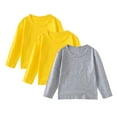 thumbnail image 2 of Lopecy-Sta Soft Breathable Toddler Boys 3-Piece Long Sleeve T-Shirt Set for Casual & Special Occasions, 2 of 7