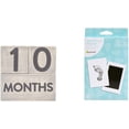 thumbnail image 1 of Pearhead 60110 Wooden Age Blocks + Pearhead Newborn Baby Handprint or Footprint "Clean-Touch" Ink Pad, 1 of 7