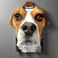 thumbnail image 2 of lcziwo Novelty Graphic Tees for Men Short Sleeve Funny 3D Dog Print T-shirt Gifts for Dog Dad Ofertas Prime Multicolor M, 2 of 9