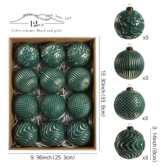 Christmas Decorations 2025!Mrzvby Xmas Tree Ornament 8Cm Christmas Balls for Christmas