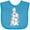Turquoise, variant on Inktastic Kawaii Westie Stack Boys or Girls Baby Bib