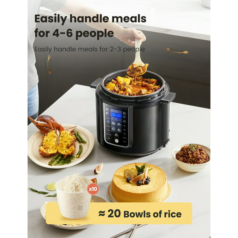 1.5 Quart Stainless Steel Slow Cooker, 3 Presets - On Sale - Bed