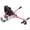 Pink, variant on Hoverboard Attachment, Hoverboard Seat Attachment, Hoverboard Go Kart for Kids and Adults, Adjustable Go Kart Frame & Seat, Hoverboard Seat Compatible with 6.5”-10” Hoverboards （Black）