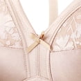 thumbnail image 4 of 3PCS Wireless Bra Women Lace Push up Bralettes Full-Coverage Soft Comfort Everyday Bras(Beige 44CD), 4 of 5