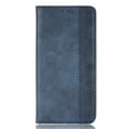 thumbnail image 2 of SaniMore iPhone 14 Plus 6.7" 2022 Case, Magnetic Folio PU Leather Cover with Card Slots Cash Pocket Stand Feature Full-body Protctive Shockproof Anti-fall Business Wallet Retro Shell, Darkblue, 2 of 6