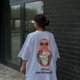 thumbnail image 4 of Camisetas estampadas divertidas de gran tamaño para mujer, ropa de calle informal con cuello redondo, Top negro de manga corta, ropa básica larga y Chic de verano, 4 of 5