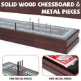 thumbnail image 3 of Juego de mesa Cribbage Agirlgle de madera con cierre magnético, 3 of 7