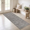 thumbnail image 4 of Washable Kitchen Runner Rug 60" x 22", Non-Slip Soft Low Profile Kitchen Runner Rug, Modern Abstract Geometric Rug for Kitchen, Hallway & Laundry Room, 4 of 6