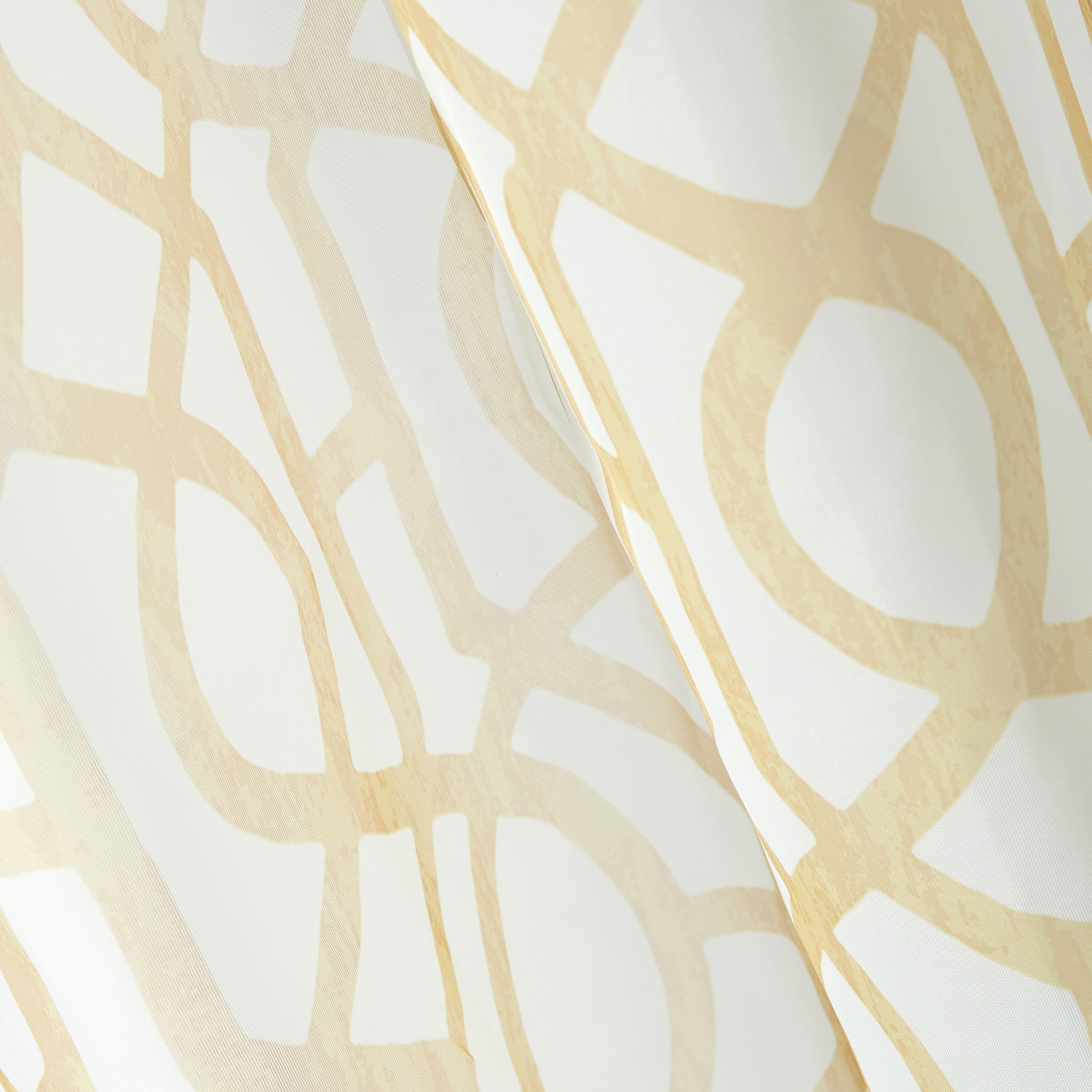 Mainstays Kingswood 4 Piece Curtain Set, Brown Butter, 27.5x63