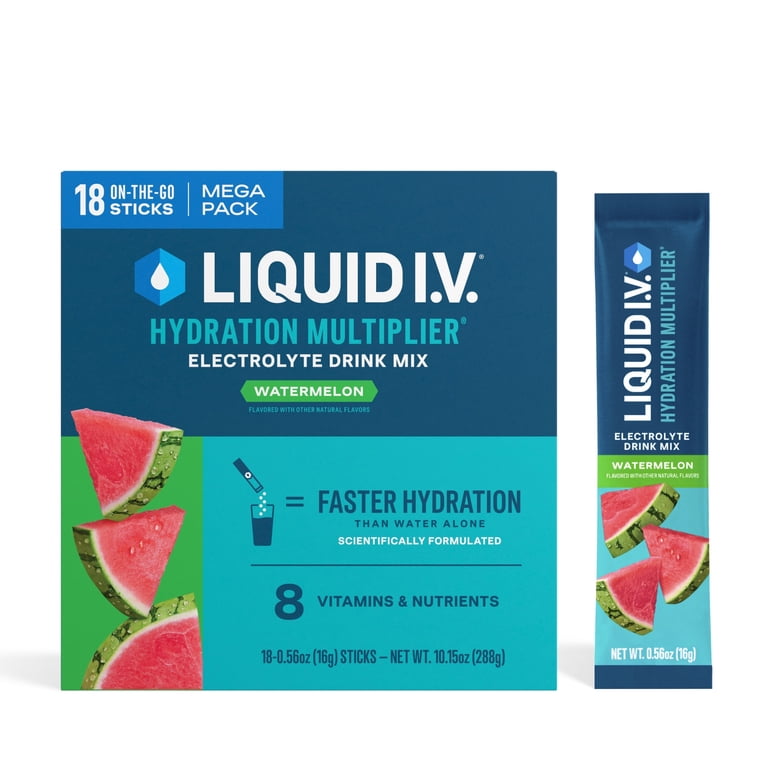Liquid I.V. Watermelon Hydration Multiplier, 18 Packets photo 2