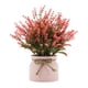 thumbnail image 1 of Plantas en maceta falsas Billuyoard Estatuilla de bonsái de plástico para el hogar Cocina Oficina Decoración Rojo, 1 of 6