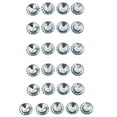 thumbnail image 2 of Abbracc 25Pcs Double Glass Button For Sewing Sofa Upholstery Button DIY Crafts Decor 25mm, 2 of 9