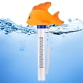 thumbnail image 3 of Muyoka Termómetro de piscina Boya flotante Termómetro de piscina con gran pantalla de lectura EZ Estilo de dibujos animados Temperatura del agua Tubo de ensayo Fahrenheit y Celsius Compatible para pis Muyoka Hogar, 3 of 5
