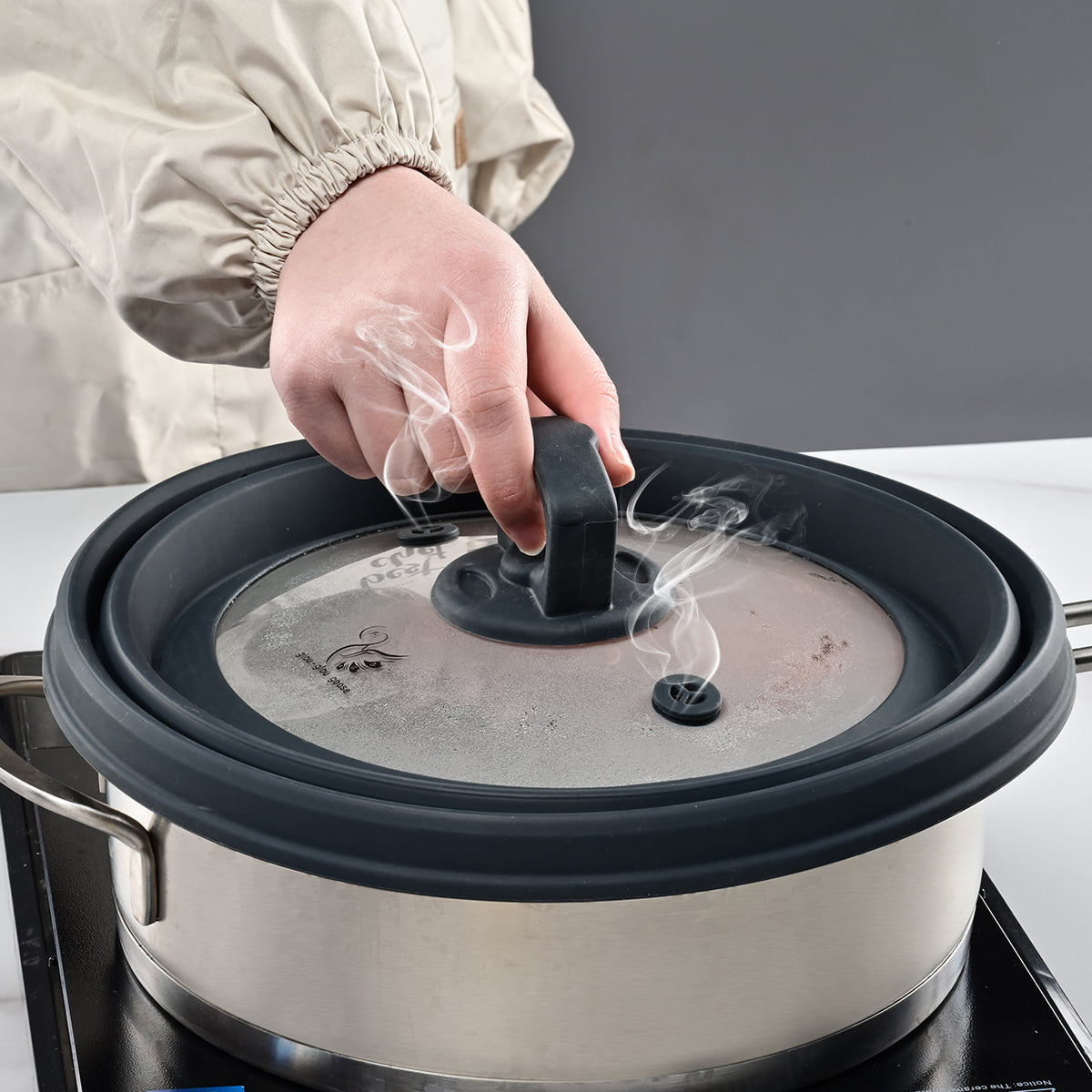 Microwave Splatter Guard Lid Pot Cover Lids Foods Oven Dedicated