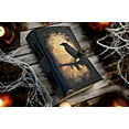 thumbnail image 5 of Leather Journal Gothic Magical Raven Spiral Notebook Mystery Crow Journal Grimoire Witchcraft Spellwork Journal Great for Halloween and Raven Lovers Aesthetic Leather Journal for Men and Women, 5 of 7