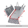 thumbnail image 3 of Funda de asiento de coche para mascotas, accesorios interiores de coche transpirables antisuciedad (gris 600D) Ehuebsd Libre de BPA, 3 of 8