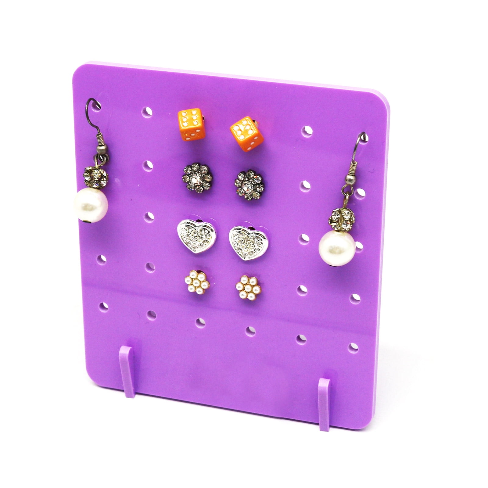 Earring Holder Stud Earring Storage Rack Accessories Jewelry Holder Display  Rack Accessories Rack Plaid Pavans  Zen Merchandiser