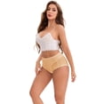 thumbnail image 5 of DARING DIVA Women's High Waisted Tummy Control Lace Mesh Underwear Briefs XXL Beige, 5 of 6