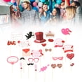 thumbnail image 4 of Photobooth Party Props, Bright Colors  Props Vibrant Fully Assembled  For Bachelor Party For Bridal Shower For Wedding, 4 of 8
