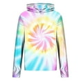 thumbnail image 5 of Hoodies for Men UPF 50+ Sun Protection Hoodie Tie-Dye Lightweight Hoodies Long Sleeve Shirts for Hiking Fishing XL, 5 of 5