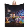 thumbnail image 2 of Manta de franela de dibujos animados de Toy Story, manta de felpa suave y acogedora para todas las estaciones para niños y niñas, manta cálida y liviana para sofá cama o viaje, 2 of 7