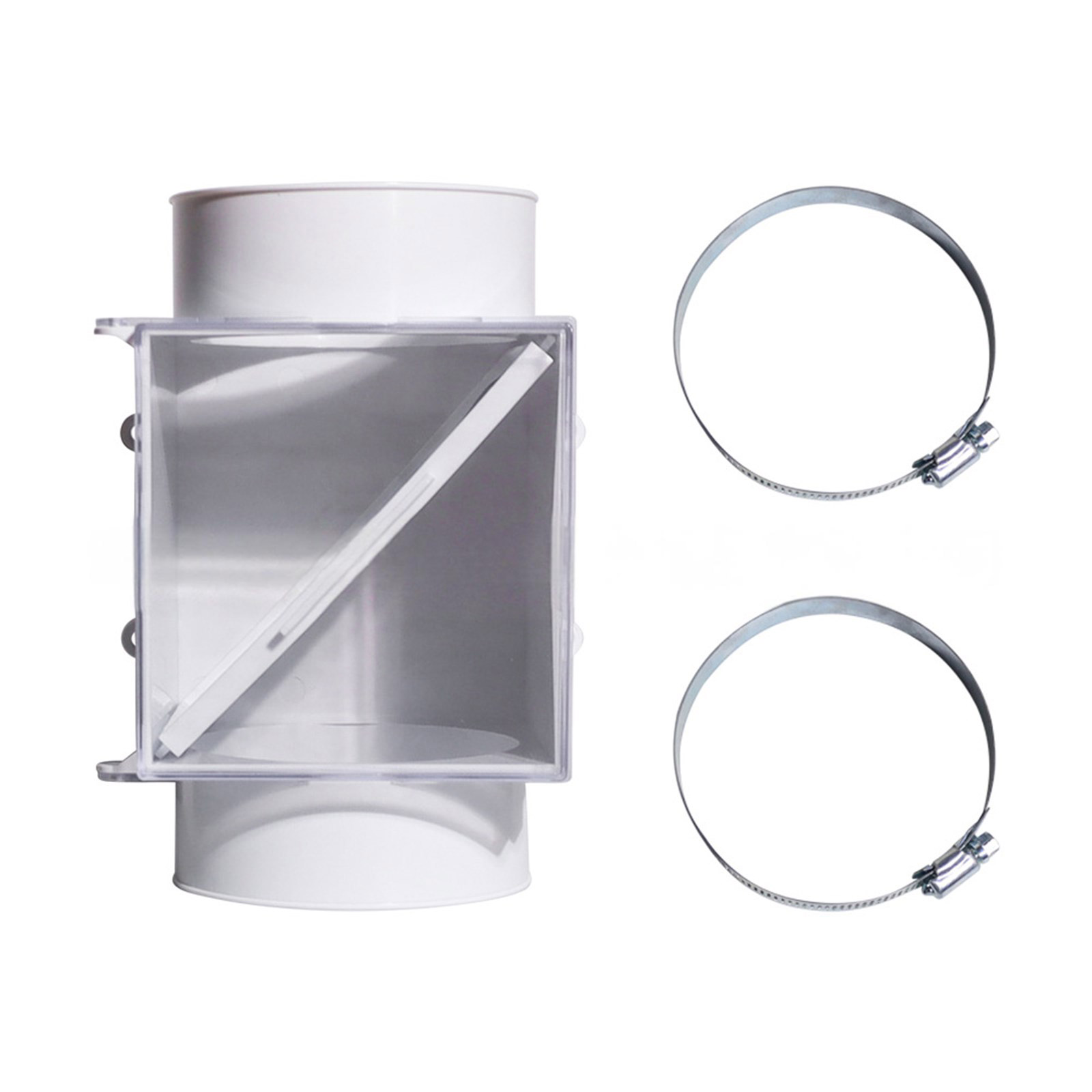 Dryer Outlet Particle Collector Entrap Flame Prevention Filter Reduces Flame Risk Improves Dryer Efficiency 4 Inch Compatible Plan