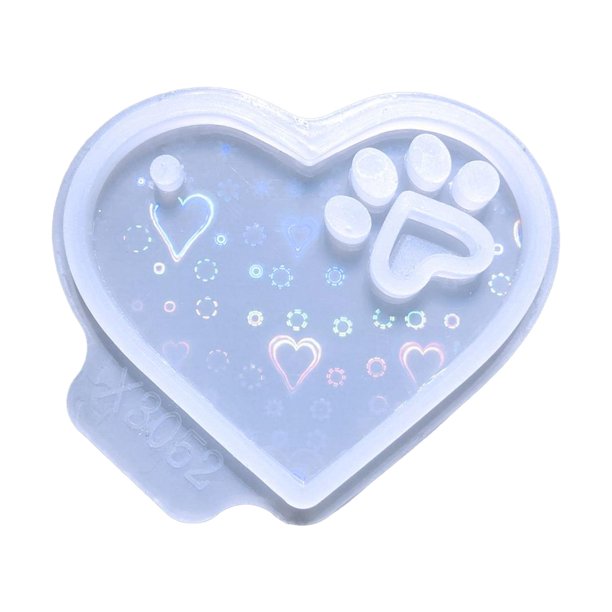 Molde de silicona Macarena FORMA de corazón para resina Fundición