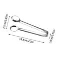 thumbnail image 2 of Egg Serving Tongs In Silver Multifunctional Food Clip Tongs For Bread Grilled Foods Hotel And Home Use Small Food Bag Fridge Storage Bags Large Chip Clips Clothes Heavy Duty Outdoor Fridge Bags, 2 of 3