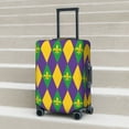 thumbnail image 6 of Fuzoiu Mardi Gras Print Suitcase Cover,Washable Luggage Covers for Suitcase,Elastic Luggage Protector Cover,Scratch Resistant Travel Suitcase Covers-Large, 6 of 7