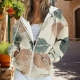 thumbnail image 2 of Bovemsi Sweatshirt for Women Long Sleeved Spring And Autumn Zipper Hoodie With Hat Camo Hoodie, 2 of 7