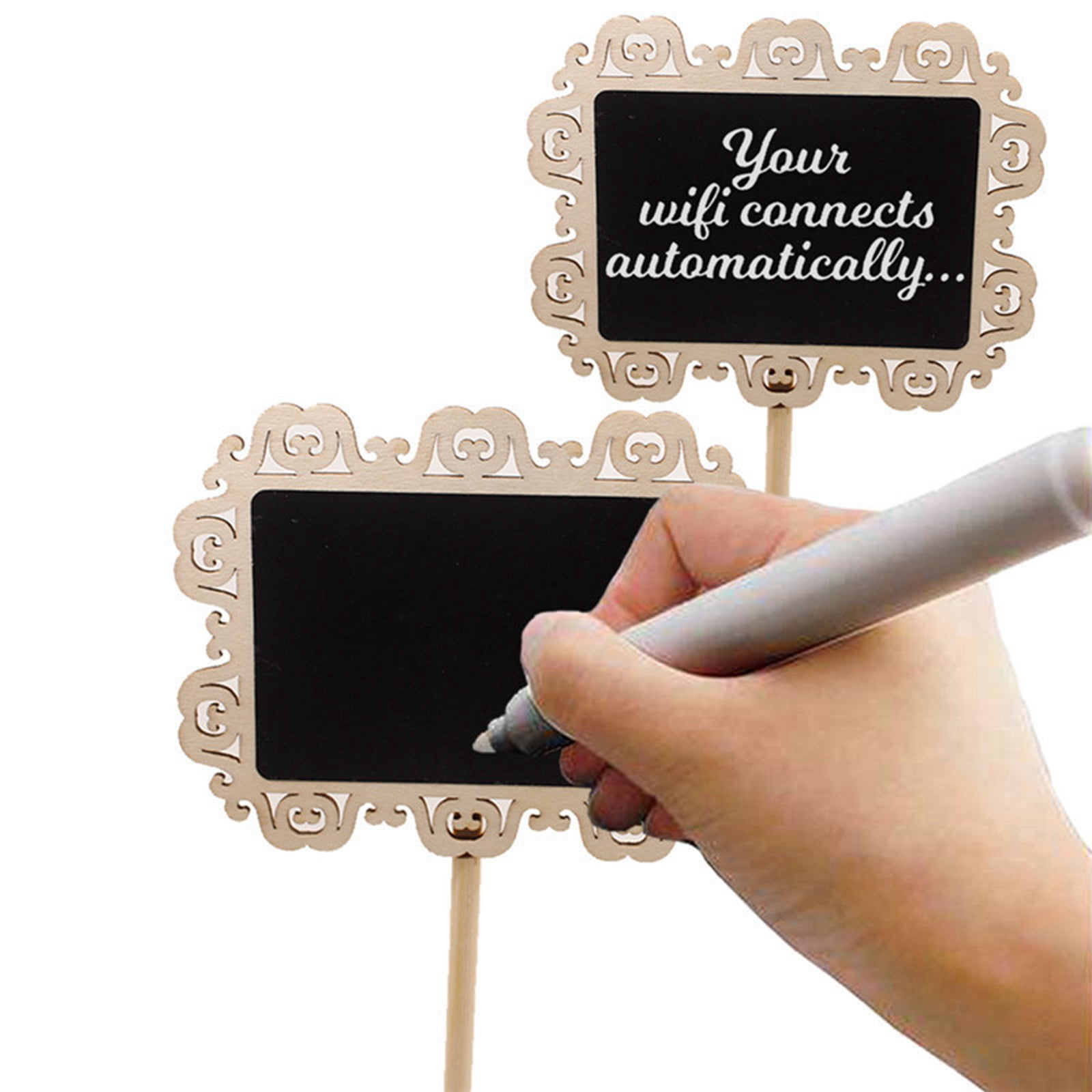  YETOOME 20 Pack Mini Chalkboard Signs for Tabletop