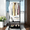 Black, variant on Feirrmimo Portable Rolling Clothes Rack with Wheels 2-Tier Triangle Coat Hanging Garment Laundry Rack for Home Office Dorm Storage Organization Black