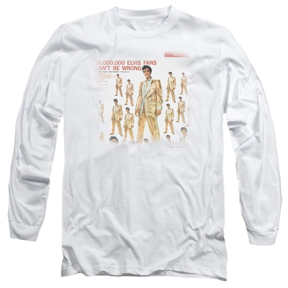 Elvis Presley - 50 Million Fans - Long Sleeve Shirt - XX-Large