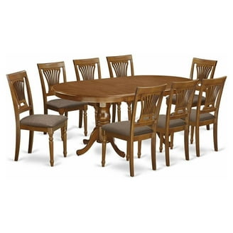 Formal Traditional Antique 5pc Dining Set, Classic Round Table