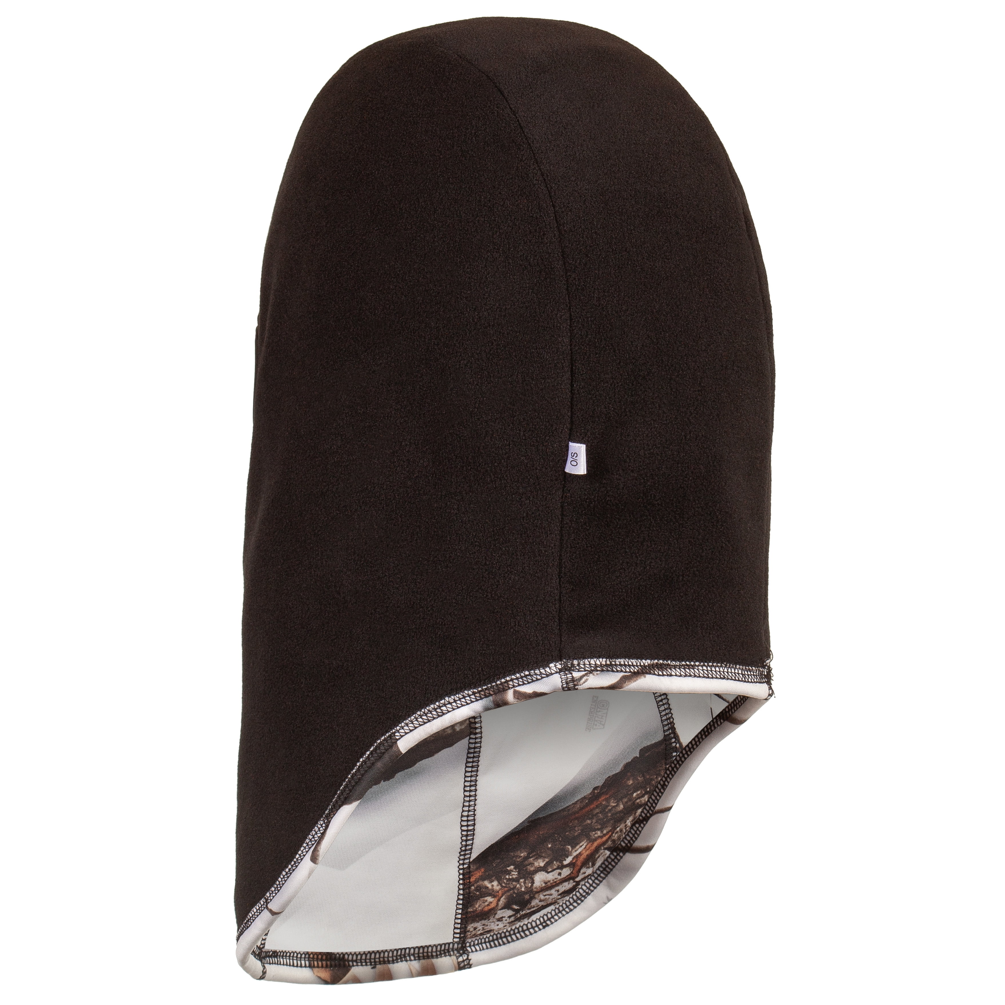 Men’s Rawline Lined, Performance Fleece Reversible Balaclava (Snow Camo Brown)