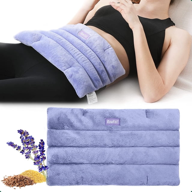 Almohadilla térmica microregenerable para aliviar el dolor, calor húmedo para espasmos, músculos, articulaciones, espalda, cuello y hombros, almohadillas térmicas de compresión para terapia de calor y frío (perfume de lavanda púrpura) esquí esquí Gafas de esquí