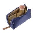 thumbnail image 5 of Unique Bargains Portable Cosmetic Bag Travel Makeup Bag Storage Bag Waterproof Nylon 1 Pcs Dark Blue Beige, 5 of 7