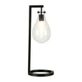 thumbnail image 6 of Evelyn&Zoe Mid-Century Modern Metal Table Lamp with Seeded Glass Shade, 6 of 12