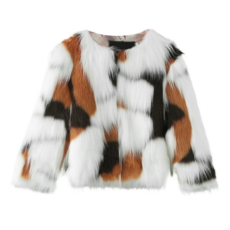 

Xutthjh Toddler Girls Coat Winter Windproof Thicken Tie Dye Gradient Coat Jacket Kids Warm Fleece Outerwear