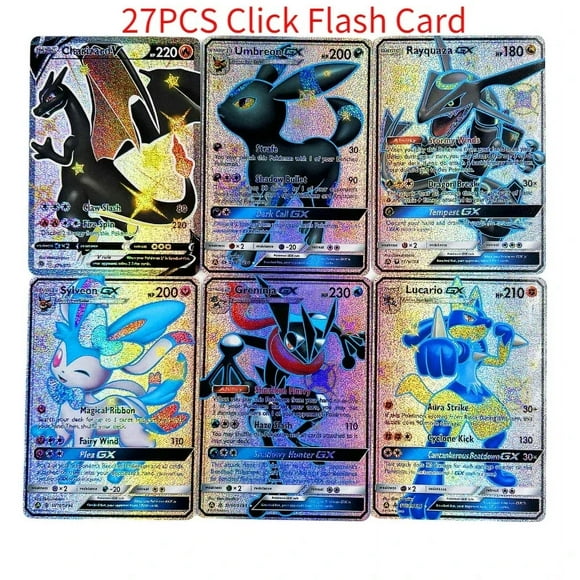 27pcs/set Charizard SR Star High Quality Refraction Process Toys Hobbies Hobby Collectibles Game Collection Anime Cards