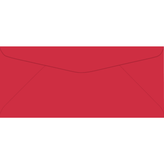 LUXPaper #9 Regular Envelopes, 3 7/8 x 8 7/8, Holiday Red, 50/Pack