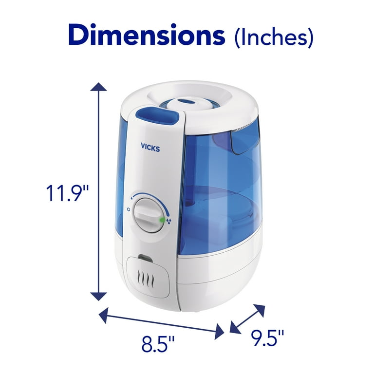 Vicks Cold Relief Plug-in Room Vapor Humidifier with