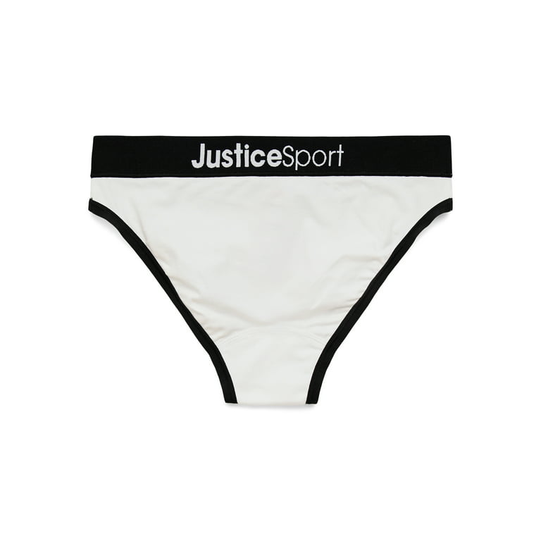 Justice Sport Girls Multi-Color Tiedye Underwear Bikini Panties Pack of Five