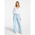 thumbnail image 2 of No Boundaries Mid Rise Baggy Jeans, 29", 31", 33" Inseams, Women's Sizes 00-24W, 2 of 5