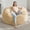 Beige, variant on Hobestluk Bean Bag Chairs 2.5FT Bean Bag Chair with Memory Foam Filled & Machine Washable Cover Bean Bag Chairs for Playroom, Living Room, Bedroom(Pink)