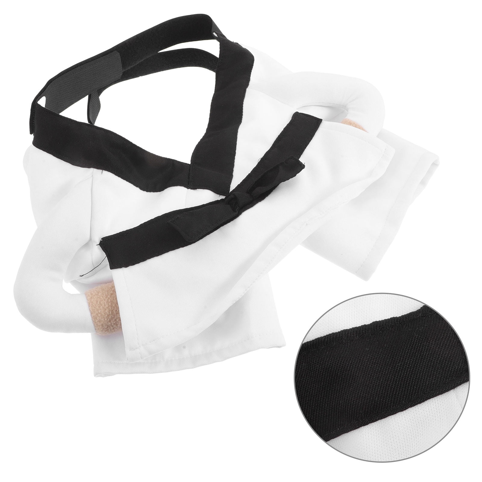 WRITWAA Polyester Style Dog Costume Martial Arts Pet Outfit Easy to Wear Funny Design