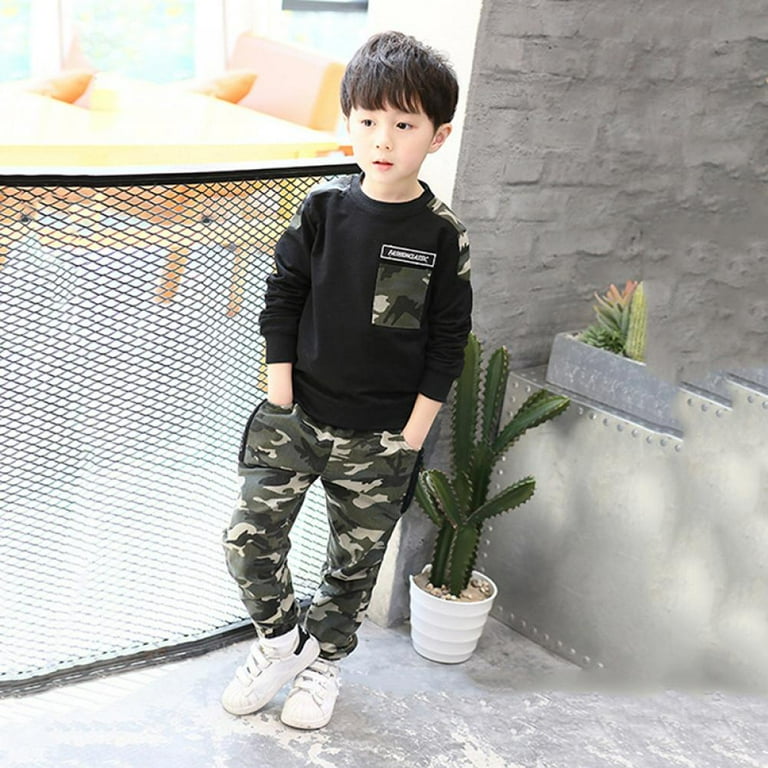 Cotton Sweatshirt+pants, Baby Boy Clothing Set